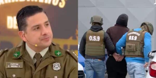 Capitán Daniel Medina entrega detalles del operativo contra detenidos por caso Alejandro
