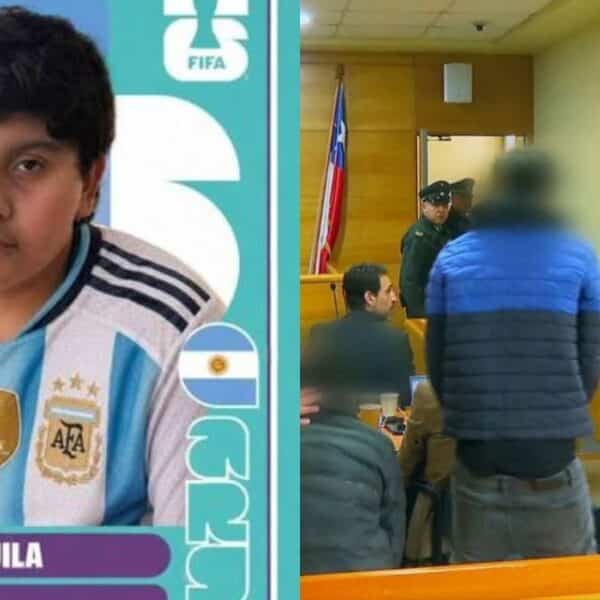 Vehículo policial durante diligencias por el caso de Alejandro Águila en San Bernardo