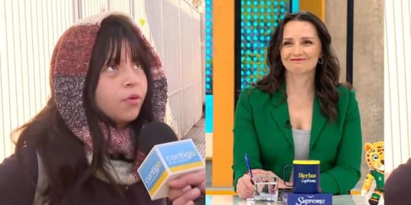 Catalina, una estudiante de 17 años, protagonizó un emotivo momento en vivo durante un despacho de Contigo en la mañana, luego de acercarse al periodista Francisco Sanfurgo en La Cisterna para pedir ayuda por su mamá, quien lleva un año sin trabajo. Catalina pidió trabajo para su mamá en pleno despacho La adolescente aprovechó la presencia del equipo de Chilevisión en la comuna para contar la difícil situación familiar que atraviesa junto a su madre. Según relató, ambas viven solas junto a sus dos perros, mientras su mamá continúa buscando una oportunidad laboral sin recibir respuestas positivas. Con evidente preocupación, Catalina explicó que su madre tiene problemas de salud, pero que aun así mantiene el deseo de volver a trabajar. “Quería pedir una oferta de trabajo, porque mi mamá está cesante, tiene tiroides, se cansa mucho, pero tiene ganas de trabajar”, expresó la escolar. Luego, detalló el tipo de labores que ha desempeñado anteriormente su mamá y ofreció entregar sus datos de contacto para posibles ofertas. “Ella era asistente de aseo en sucursales particulares o en centros de eventos. Puedo dar su teléfono”, añadió. El llamado que conmovió al matinal de CHV El testimonio de Catalina generó inmediata reacción en el periodista Francisco Sanfurgo y también en el panel del matinal, donde destacaron el gesto de la joven. Desde el estudio, Eduardo de la Iglesia pidió responsabilidad a quienes quisieran contactar a la familia. “Por favor, el público, con mucho criterio”, señaló el animador. La estudiante, en tanto, profundizó en las habilidades de su madre, recalcando que tiene experiencia tanto en aseo como en cocina. “Lo que más domina ella es el aseo, pero también es asistente de cocina”, comentó. Francisco Sanfurgo destacó el gesto de la joven El periodista valoró públicamente la valentía de Catalina, quien decidió intervenir en vivo para intentar cambiar la situación de su madre. “Oye, quiero felicitarte, porque tuviste un gesto muy grande, porque no sólo ves a tu mamá sin trabajo, sino que además triste”, le dijo Sanfurgo. La joven respondió que su principal preocupación era ayudarla a salir adelante y recuperar una rutina laboral. “Sí, la quiero sacar de la casa, porque ella tiene ganas de trabajar, no como esas personas que buscan excusas para no hacerlo”, contestó. Catalina también explicó que su mamá ha intentado encontrar empleo durante meses, sin obtener resultados. “Lleva como un año sin trabajo, ha mandando currículum a todos lados y nadie la llama”, agregó. La emoción detrás del pedido de Catalina En medio del despacho, la estudiante describió a su madre como una mujer esforzada, que pese a las dificultades ha seguido preocupándose por el bienestar de ambas. “Es una persona resiliente, a pesar de que no tiene muchas opciones de trabajo, siempre se esfuerza para mantenerme bien a mí. Siempre ha luchado por tener un trabajo y que estemos bien las dos”, afirmó. Sus palabras impactaron al equipo del programa, que siguió atento al relato mientras comenzaban a llegar las primeras reacciones del público. En solo minutos llegó una inesperada oferta laboral La historia dio un giro apenas cuatro minutos después de iniciado el testimonio. Fue Andrea Arístegui quien interrumpió para contar que ya estaban recibiendo mensajes con ofrecimientos de trabajo. “Fíjense que ya nos están llegando algunos mensajes de ofrecimiento de trabajo. Así de rápido y así de empática es la comunidad de Contigo en la mañana, que es lo que nos encanta”, destacó la conductora. Luego, Eduardo de la Iglesia entregó una noticia concreta: una cafetería del mismo sector había manifestado interés en contactar a la madre de Catalina. “Le tengo un mensaje a ella. Es de la cafetería Denisse, en La Cisterna, ahí mismo. Dicen que tienen un cupo disponible. Los vamos a contactar”, señaló. El compromiso del programa El animador también valoró el impacto que generó la historia entre los televidentes y resaltó el esfuerzo de la adolescente. “Hay mucha gente que ha conectado con esta historia. A ella le va bien en el colegio y qué bonito, porque de eso se debe preocupar un hijo”, comentó. Finalmente, el equipo de Contigo en la mañana se comprometió a enviar toda la información recibida al teléfono de la madre de Catalina, cerrando un momento que pasó de la angustia a la esperanza en cuestión de minutos.