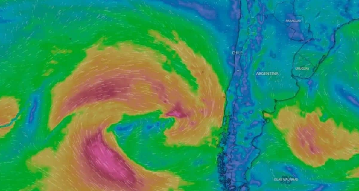 Ciclón extratropical podría dejar lluvias en Santiago durante julio