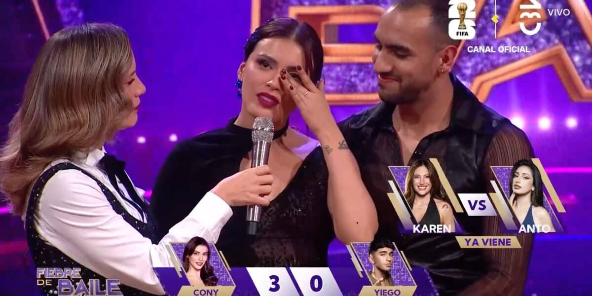 Cony Capelli termina llorando en Fiebre de Baile tras duelo con Yiego Pizarro