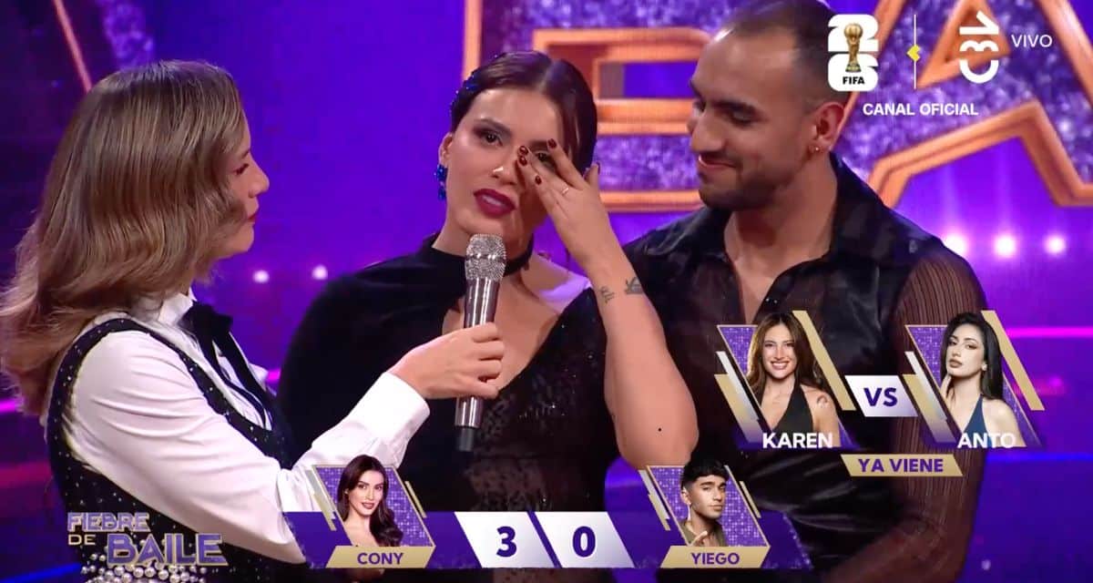 Cony Capelli termina llorando en Fiebre de Baile tras duelo con Yiego Pizarro