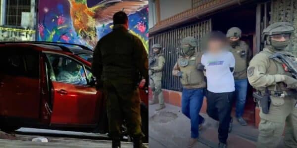 Registro de la detención en San Bernardo del principal imputado por crimen de niño de 12 años