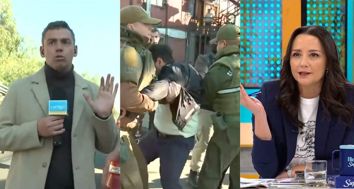 Francisco Sanfurgo cuestiona procedimiento de Carabineros durante despacho en Contigo en la Mañana