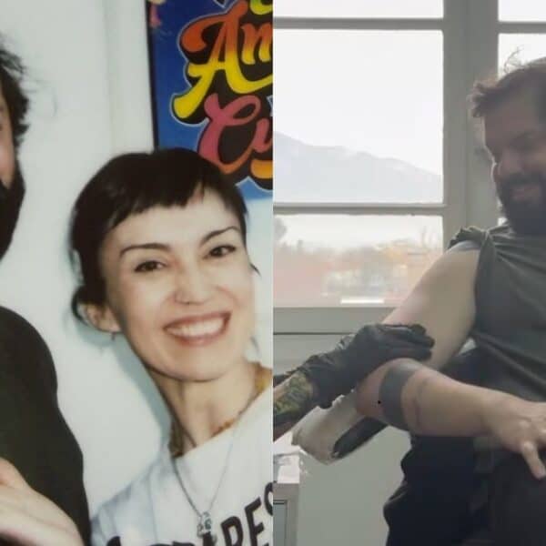 Gabriel Boric muestra tatuaje de una violeta en homenaje a su hija
