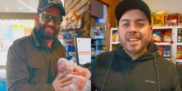 Gabriel Boric en carnicería de San Miguel tras viral promoción publicada en redes sociales