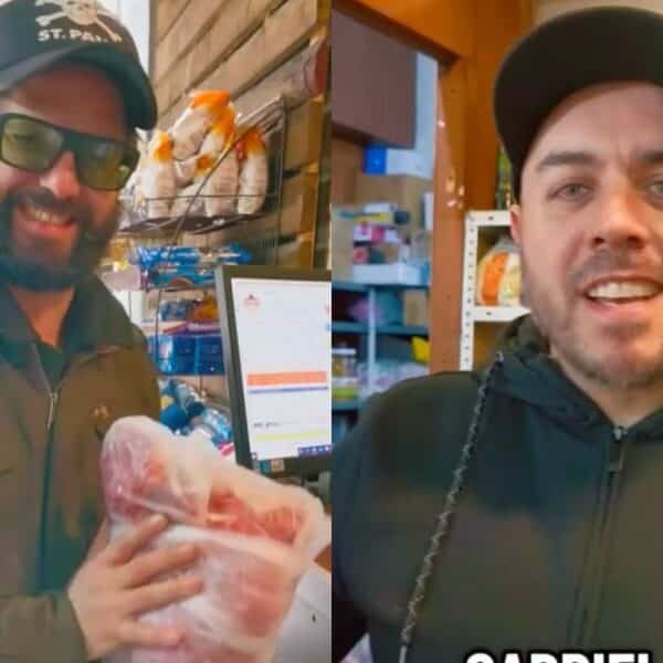 Gabriel Boric en carnicería de San Miguel tras viral promoción publicada en redes sociales