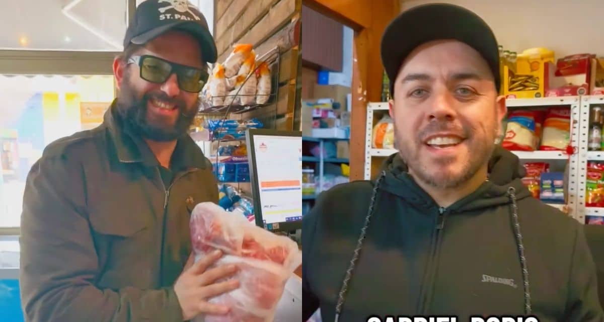 Gabriel Boric en carnicería de San Miguel tras viral promoción publicada en redes sociales
