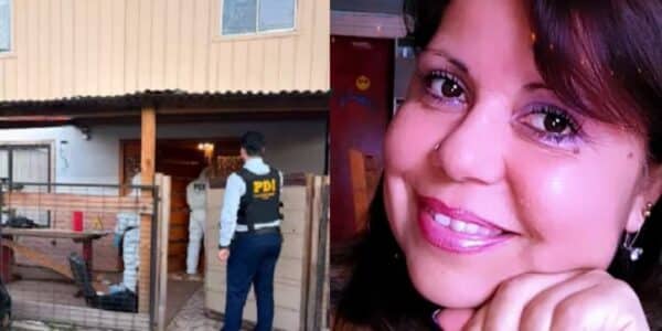 Carabineros y PDI trabajan en el sitio del asesinato en Loncoche