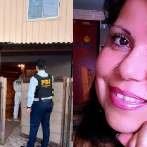 Carabineros y PDI trabajan en el sitio del asesinato en Loncoche