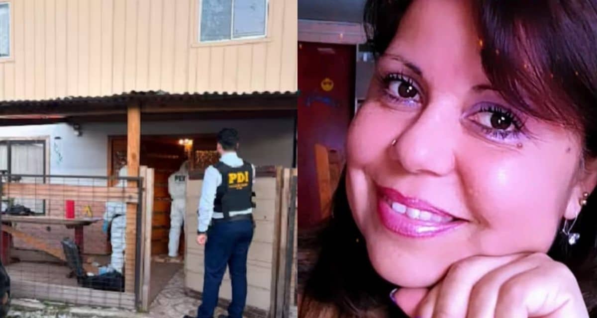 Carabineros y PDI trabajan en el sitio del asesinato en Loncoche