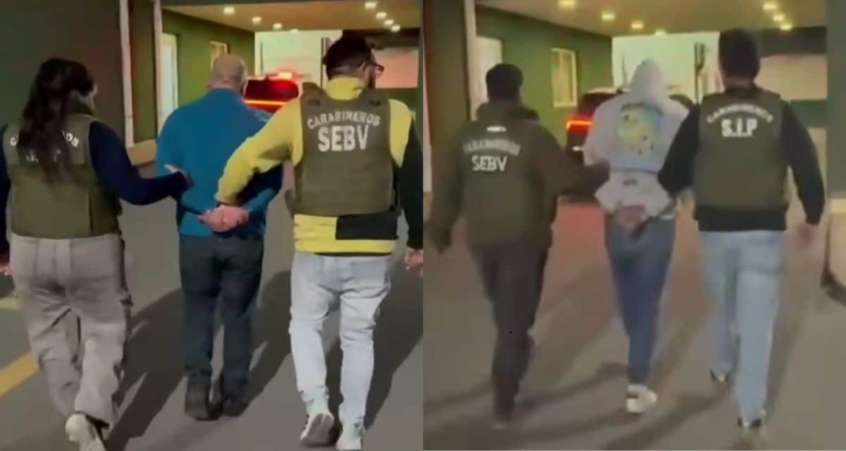 Carabineros durante diligencias por homicidio de adolescente en Putaendo