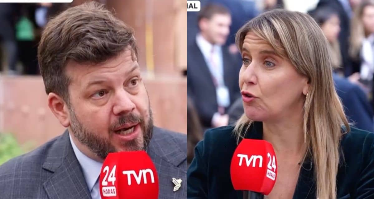 Johannes Kaiser acusa a Gabriel Boric durante entrevista con Carolina Urrejola en 24 Horas