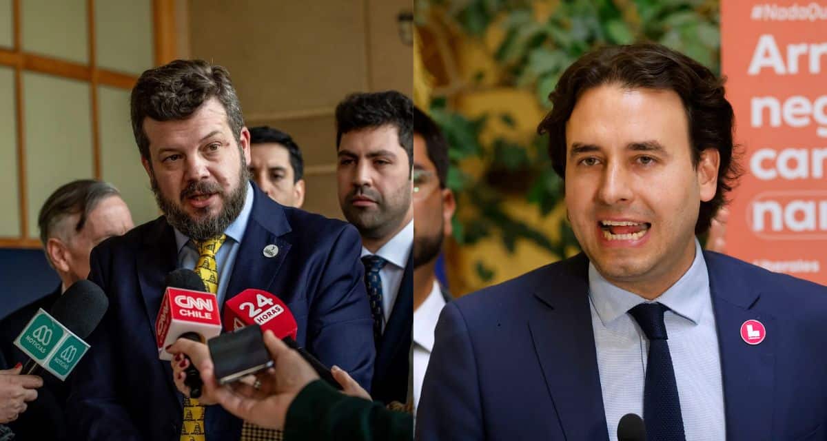 Johannes Kaiser y Vlado Mirosevic intercambian críticas por votación contra Nicolás Grau