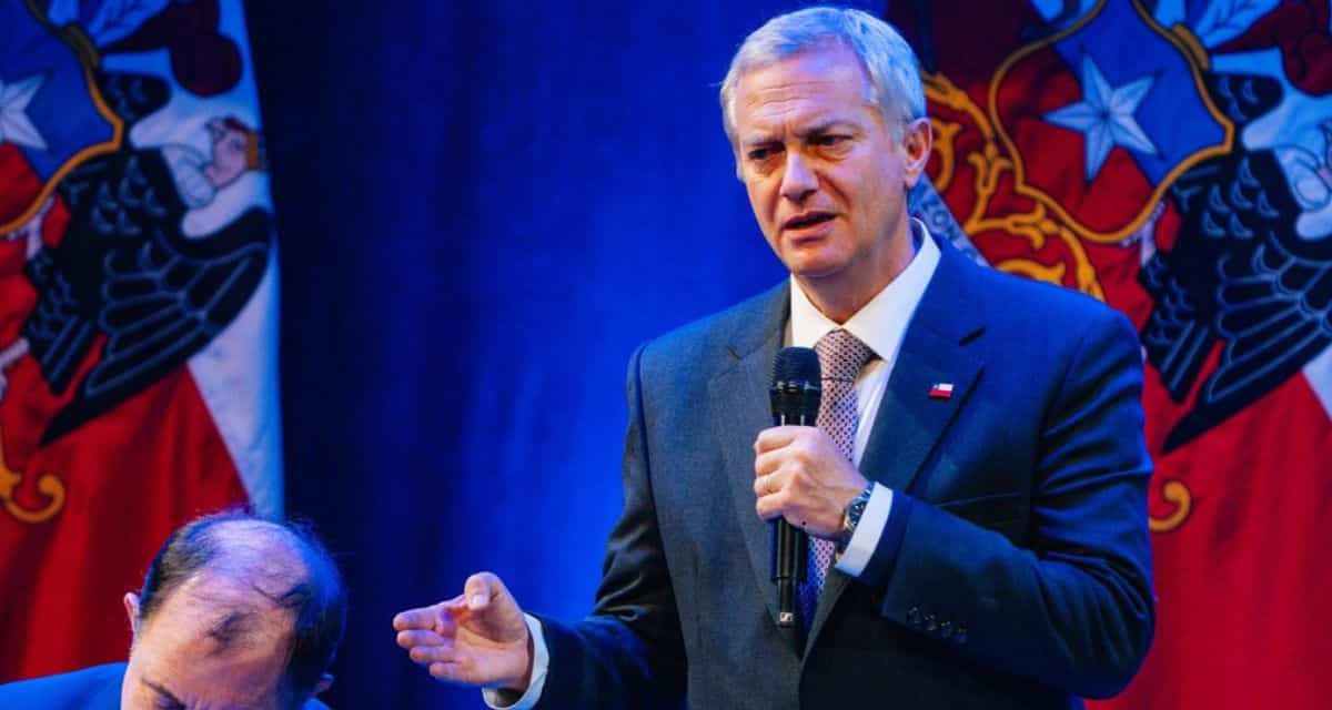 José Antonio Kast durante su exposición en Enela 2026 sobre empleo e inversión