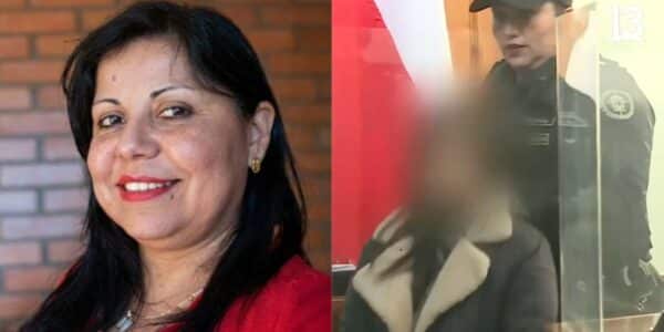 José Coronado entregando declaraciones tras el crimen por el caso Carmen Barrera