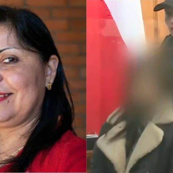 José Coronado entregando declaraciones tras el crimen por el caso Carmen Barrera