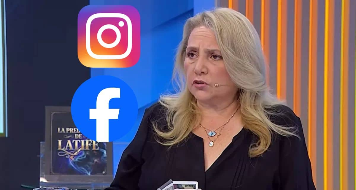 Latife Soto comparte teoría tras caída mundial de Instagram y Facebook