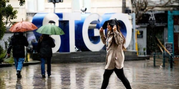 Lluvia en Santiago podría registrarse durante la madrugada del jueves 18 de junio