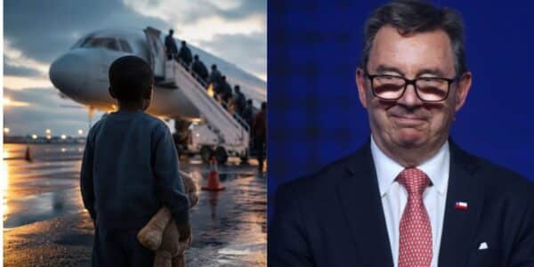 Niños haitianos en Chile son abordados por el ministro Fernando Barros tras polémica por ingreso masivo