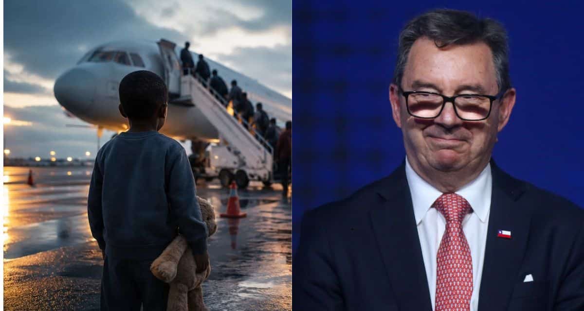 Niños haitianos en Chile son abordados por el ministro Fernando Barros tras polémica por ingreso masivo