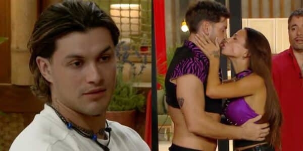 Nicolás Solabarrieta tras conocer el beso entre Guarén y Luis Mateucci