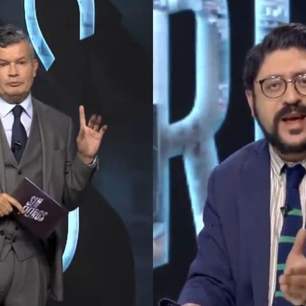 Pancho Orrego durante un intenso cruce en vivo con Felipe Bianchi en Sin Filtros