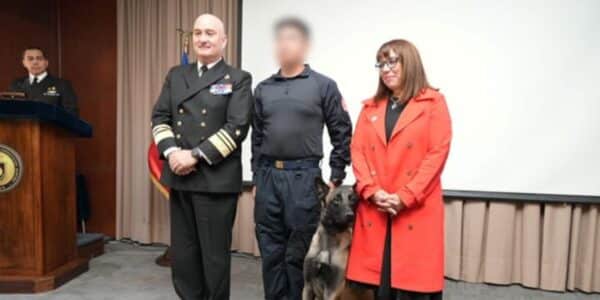 Perro antidrogas de la Armada será reentrenado tras incidente con vicealmirante