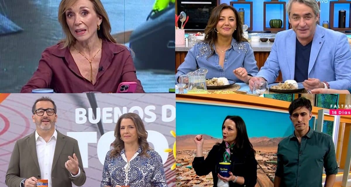 Resultado del rating matinal de este miércoles con Mucho Gusto en el primer lugar