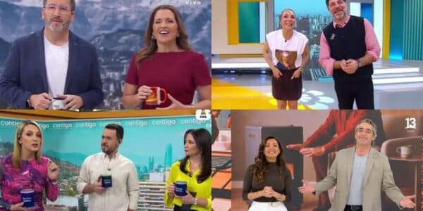 Resultados del rating matinal entre Mega, CHV, Canal 13 y TVN