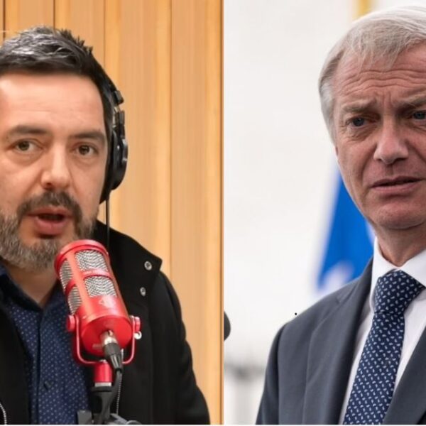 Sergio Jara durante entrevista en la que acusó hostigamiento de José Antonio Kast