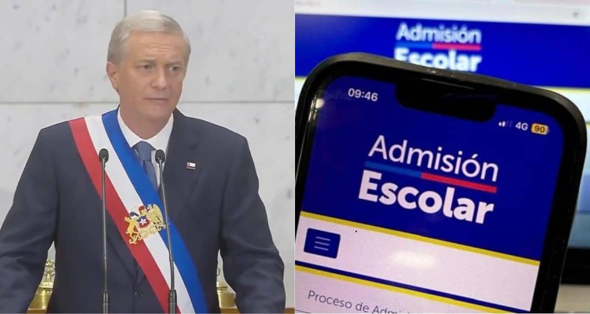 Sistema de Admisión Escolar y reforma anunciada por José Antonio Kast en Cuenta Pública