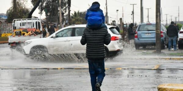 Sistema frontal llegaría con más de 60 milímetros de lluvia a La Araucanía y Los Ríos