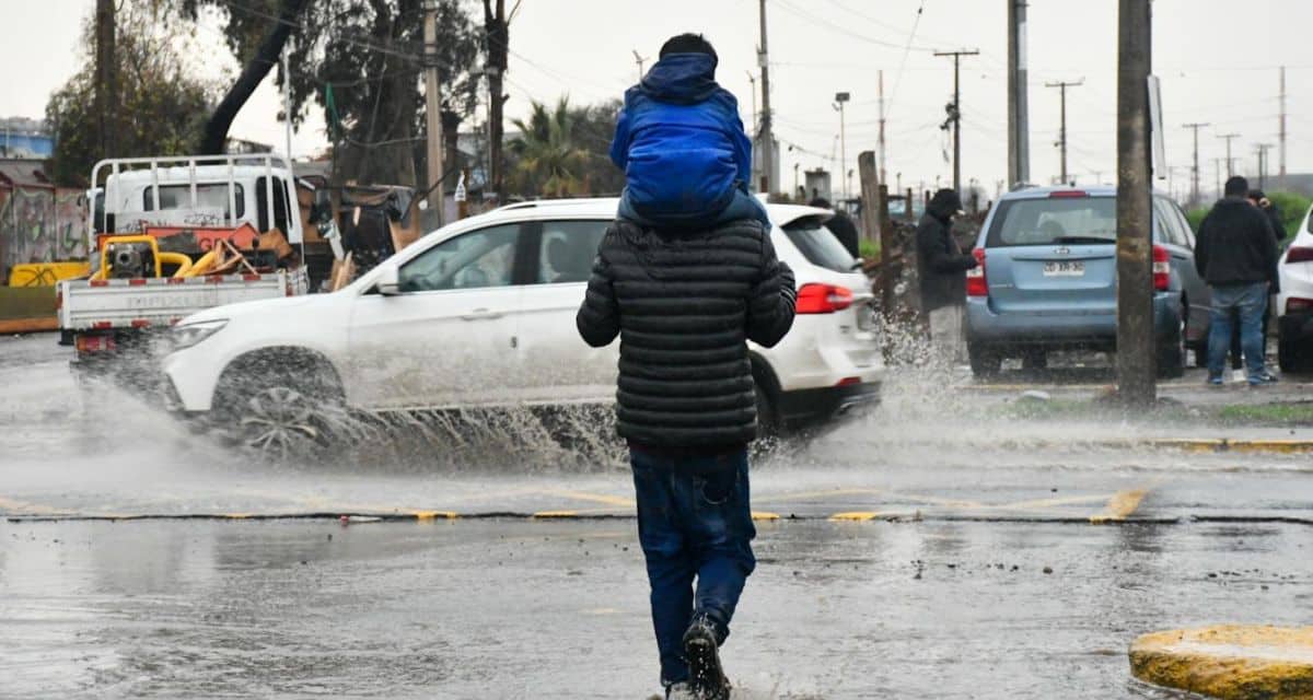 Sistema frontal llegaría con más de 60 milímetros de lluvia a La Araucanía y Los Ríos
