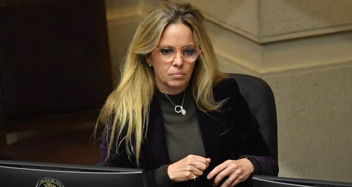 Vanessa Kaiser durante debate legislativo sobre artes marciales obligatorias en colegios de Chile