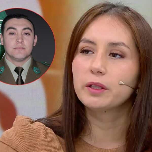 Marisol Valenzuela, viuda de Javier Figueroa, entrega declaraciones sobre la investigación