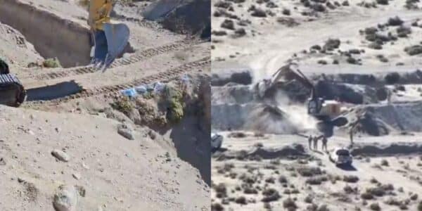 Zanja de Colchane vuelve al debate tras video del Gobierno mostrando demolición de puente clandestino