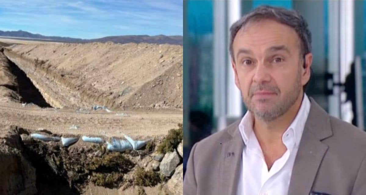 Zanja de Colchane vulnerada por puente clandestino detectado en la frontera norte de Chile