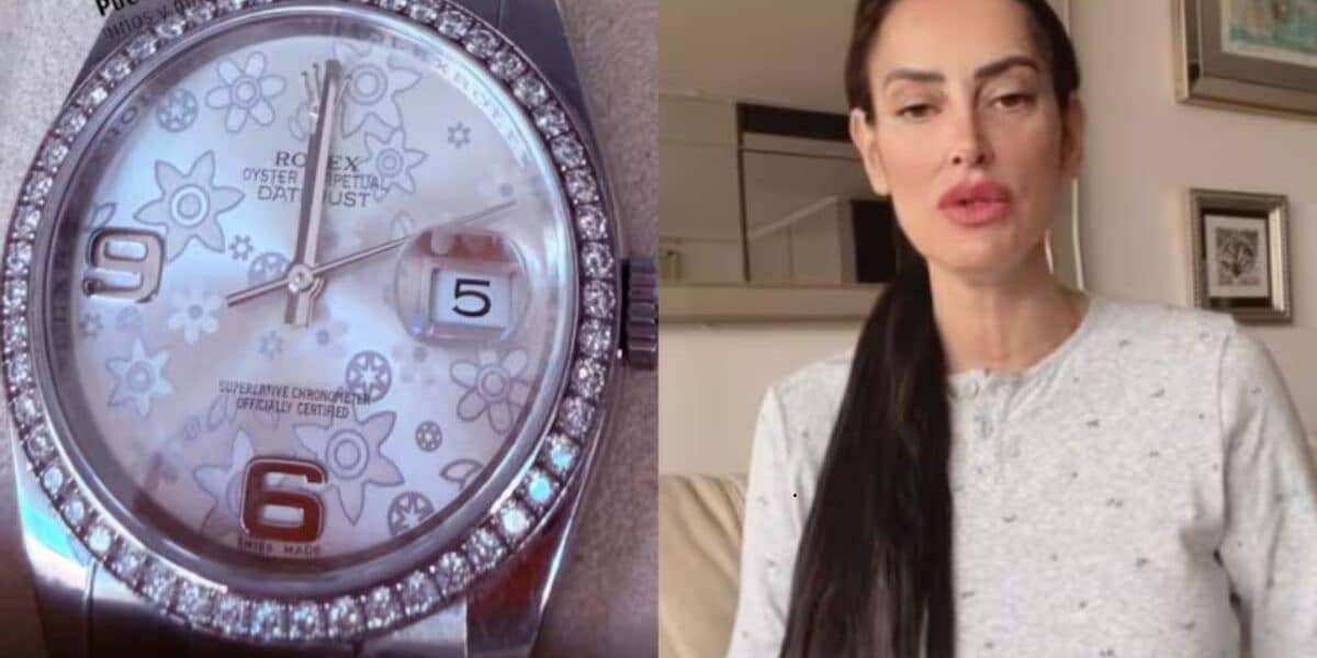 Adriana Barrientos ofrece millonaria recompensa para recuperar su reloj Rolex tras sufrir un portonazo