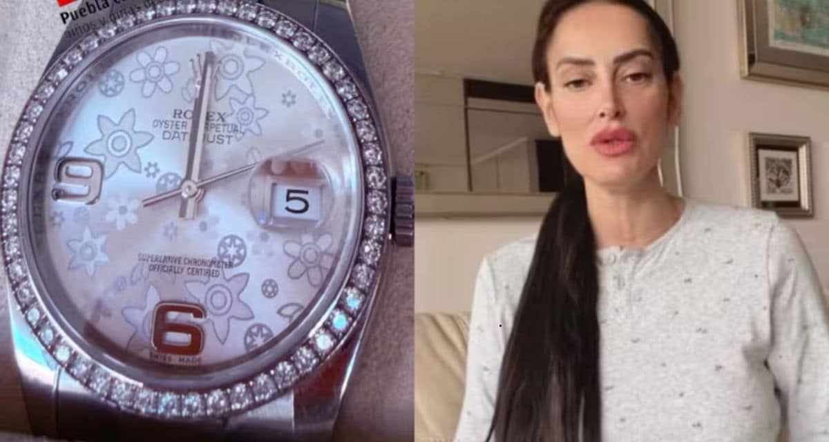 Adriana Barrientos ofrece millonaria recompensa para recuperar su reloj Rolex tras sufrir un portonazo