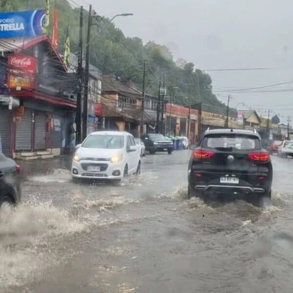 Alarma meteorológica por precipitaciones intensas y riesgo de aluviones en La Araucanía y Los Ríos