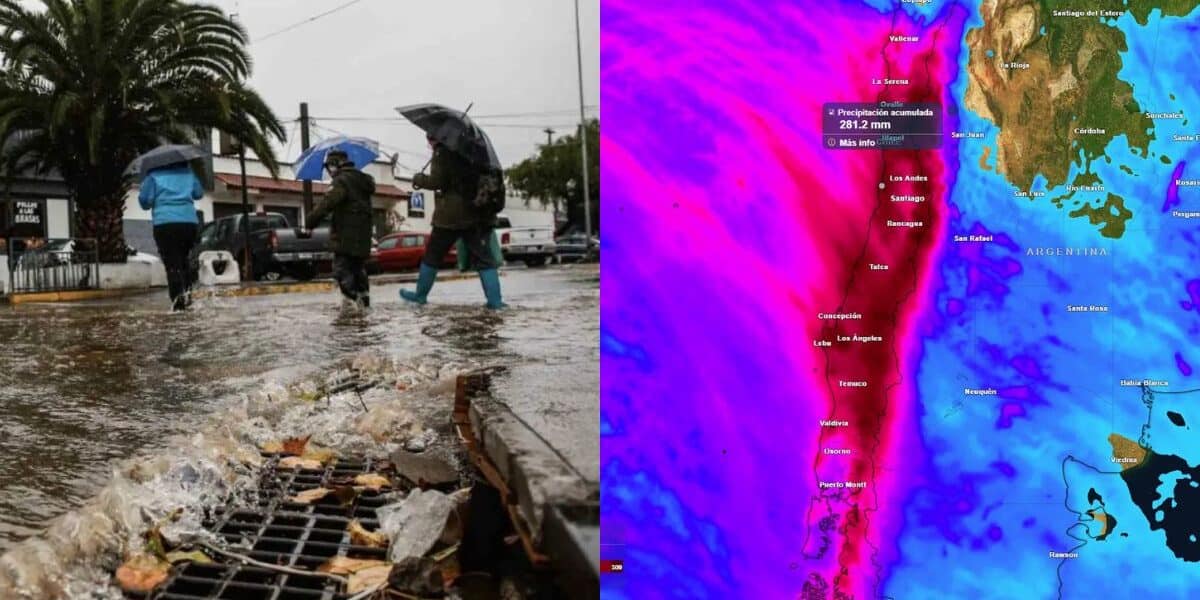 Alarma meteorológica por sistema frontal en Coquimbo, Valparaíso y la Región Metropolitana