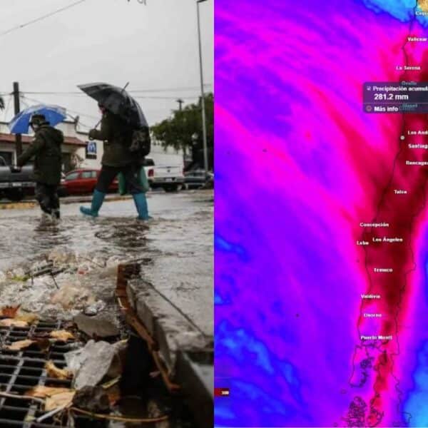 Alarma meteorológica por sistema frontal en Coquimbo, Valparaíso y la Región Metropolitana