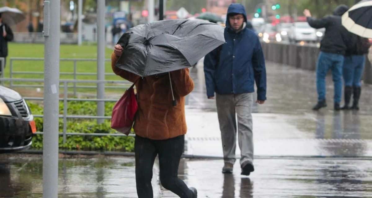 Alerta Amarilla en La Araucanía y Los Ríos por intensas lluvias y riesgo de aluviones