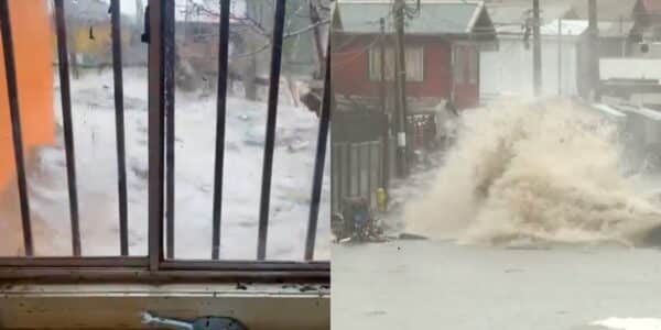 Alerta SAE en Penco obliga a evacuar Cerro Verde Bajo tras el ingreso del mar a viviendas
