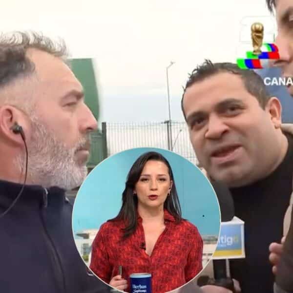Andrea Arístegui se molesta en vivo tras cruce entre noteros durante despacho en Cerrillos