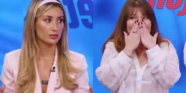 Camila Andrade en Noche de Suerte demuestra su hiperlaxitud ante el panel de TV+