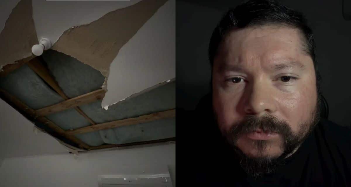 Canal de Pancho exhibe el techo colapsado de su casa tras las lluvias en La Serena