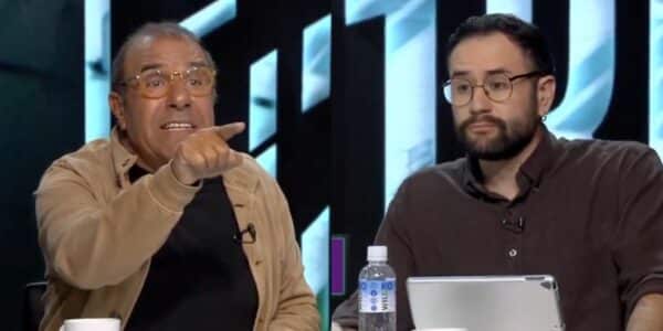 Checho Hirane reacciona indignado durante una discusión política en el programa Sin Filtros