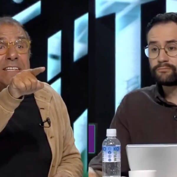 Checho Hirane reacciona indignado durante una discusión política en el programa Sin Filtros